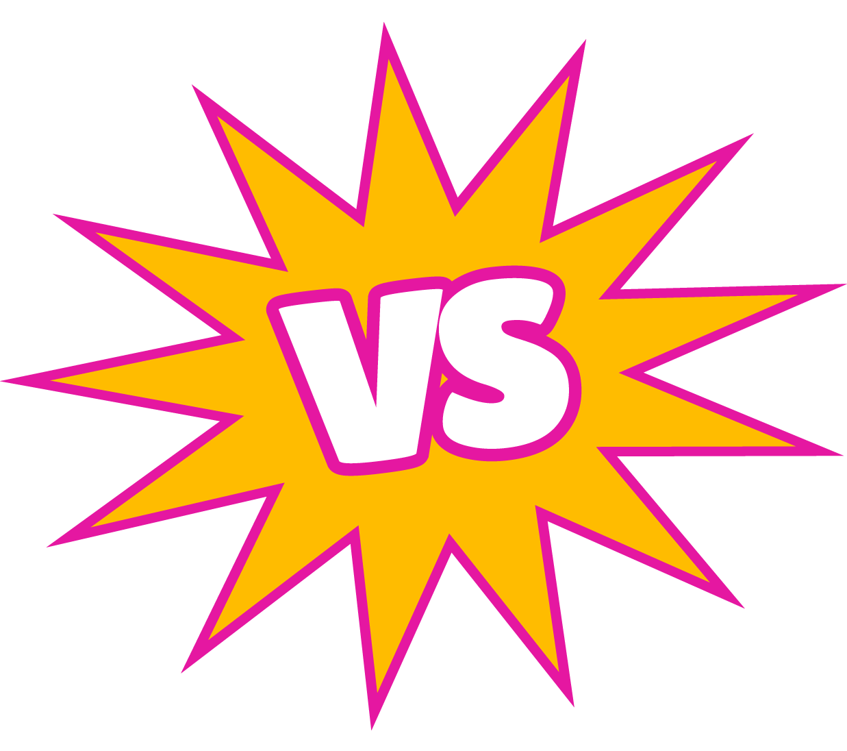 Versus sticker PNG